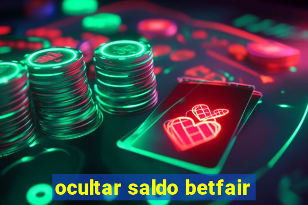 ocultar saldo betfair